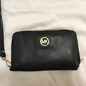 Michael Kors Black Wallet Clutch